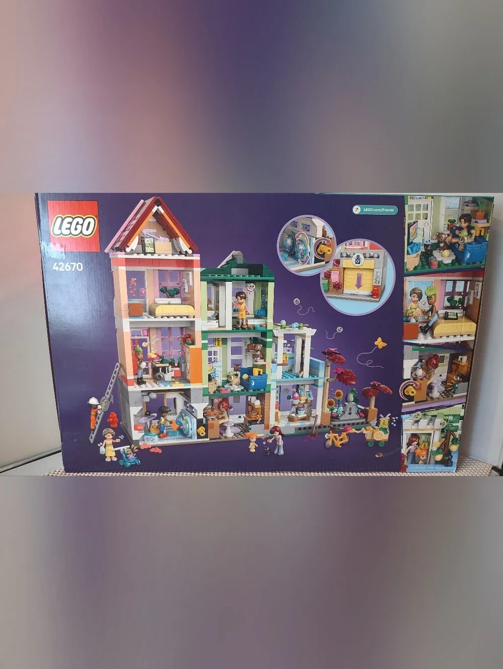 Lego Friends 42670 Heartlake City Apartments and Stores NWT Building Toy Set